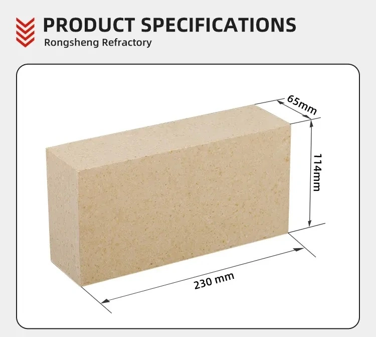 High Strength High Alumina Brick Fire-Resistant Chamotte Bricks Kiln Refractory