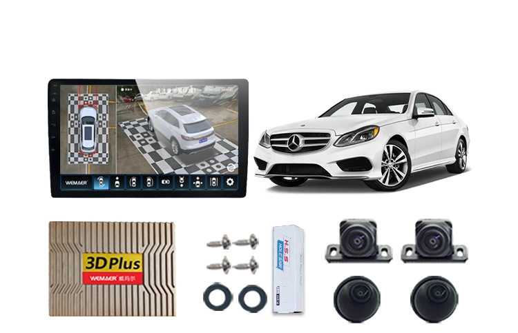 Wemaer OEM T5 السيارة كاميرا الملاحة السيارة 360 720p 1080p GPS BT Touch Android 10 Screen Dash DVD Player Auto (تلقائي لمشغل أقراص DVD بشاشة Dash) نظام كاميرا 360 للسيارة