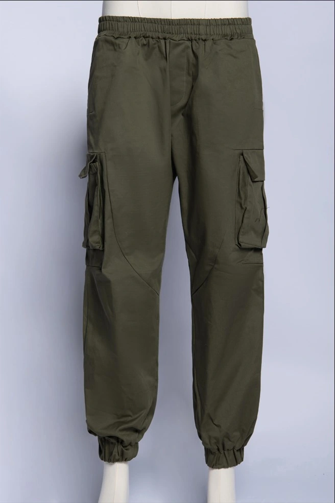 Comercio exterior pantalones cargo Otoño Multi-Pocket Casual pantalones.