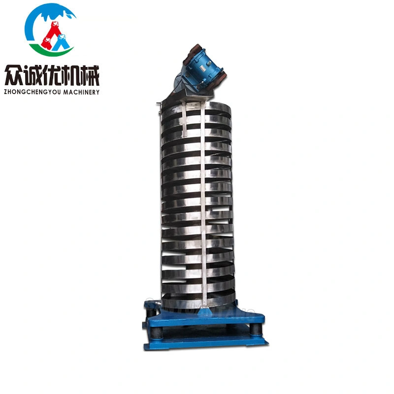 Stainless Steel Vibratory Spiral Elevator Spiral Feeder Screw Conveyor Vertical Vibrating Conveyor