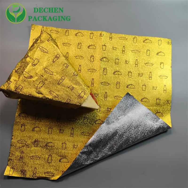 Aluminium Film Roll Aluminum Foil Laminated Kraft Paper Ice Cream Aluminum Foil Paper