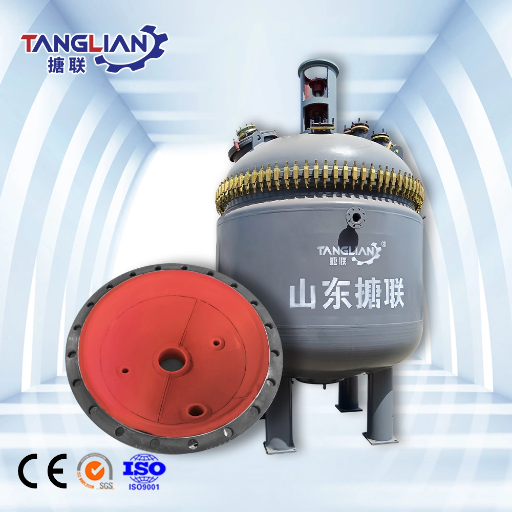 Tanglian Group PTFE ETFE PFA Lining Coated Mixing Tank Reaction Tank Chemical Reactor