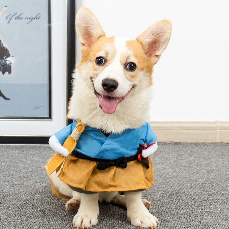 Haustierprodukte Tierkostüm Polizist Style Hundekleidung Jeans Kleidung Witzige Kleidung Der Katze