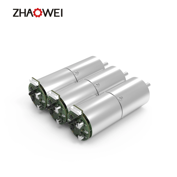 Zhaowei 24mm MD024024-16 High Torque Low Noise 288rpm 20kg. Cm 24 Volt DC Brushed Motor Planetary Gear Motor with Planetary Gearbox