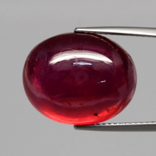 Machine Cut Oval Shape with Flat Back 5#Ruby Price Synthetic Ruby Gemstone