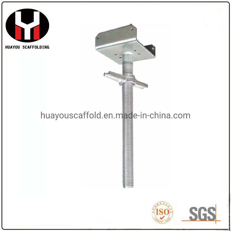 28mm/30mm/32mm/34mm Solid Adjustable Scaffolding Base Jack Steel Scaffold Screw Jack