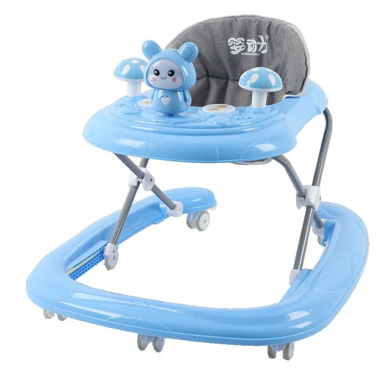 2022 New Universal Wheels Baby Walker 3 in 1 Baby Push Walker with Music/Multi-Function Baby Trolley Sit to Stand up Learning