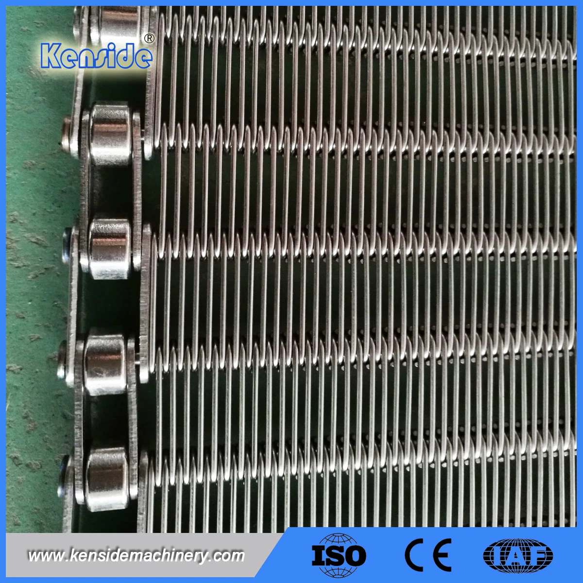 Professional Stainless Steel Wire Ring Conveyor Belt