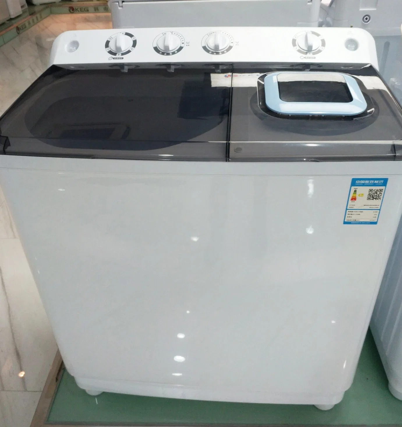 12kg Saso Zertifikat Großhandel/Lieferant günstigen Preis Top Loading Home Semi Automatische Waschmaschine Mit Zwei Wannen-Whirlpools