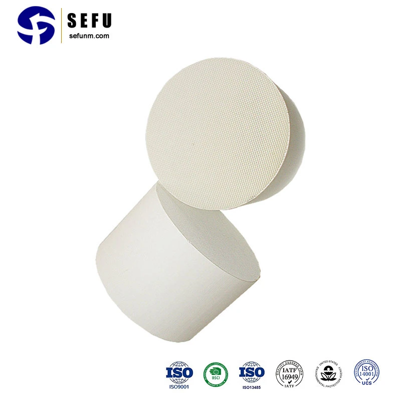 Sefu China Catalytic Converter Diesel Particulate Filter Supply Vehicle/Motorcycle Ceramic Honeycomb Catalyst Substrate Auto Catalytic Converters