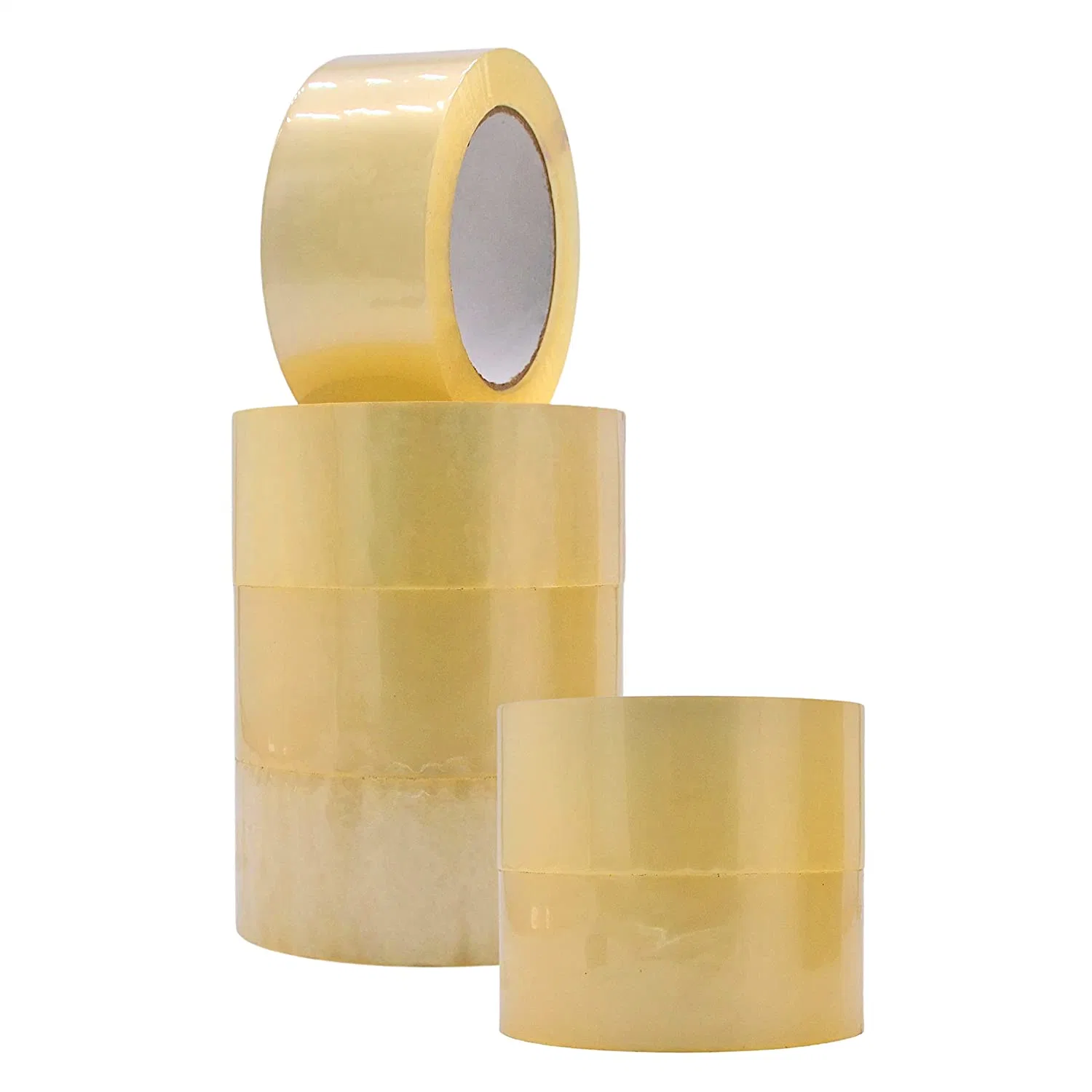 Cinta adhesiva transparente BOPP 48mm*100m x 45u Cellotape mayorista claro Rollo de cinta de embalaje