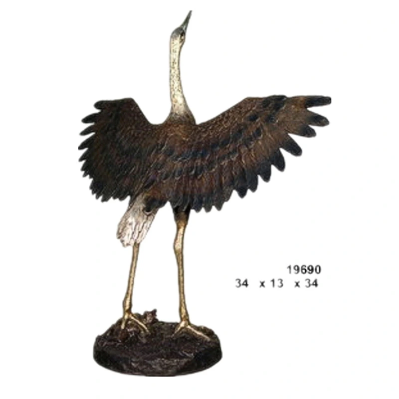 Hot Sale Outdoor Decoration Life Size Bronze Animal Statue Eagle Sculpture