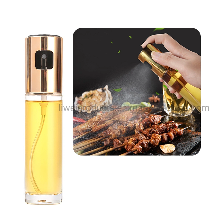 Multipurpose facile à l'huile propre bouteille de verre pour barbecue, faire de la Salade