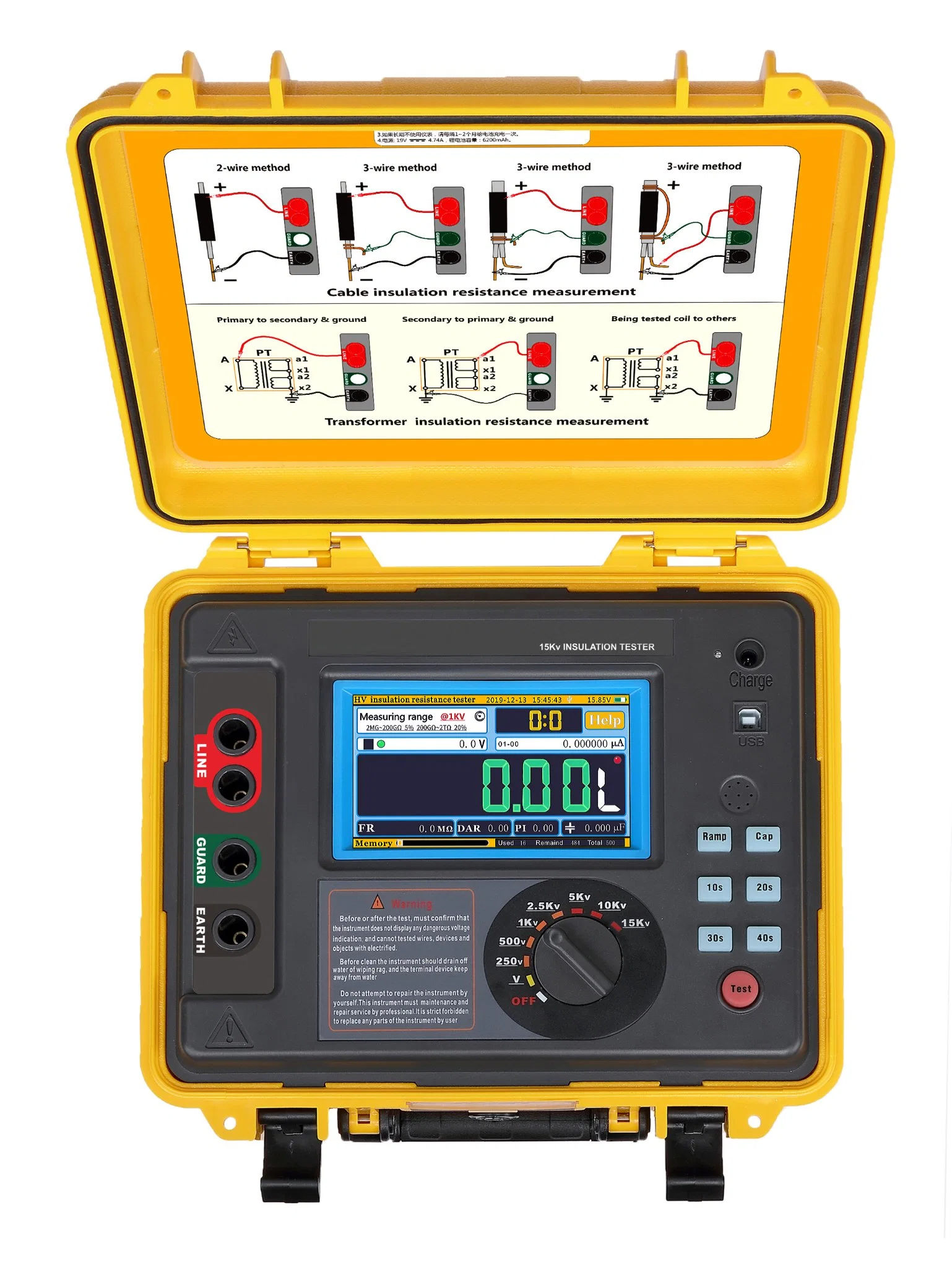 Generator Rotor AC Impedance Tester Winding