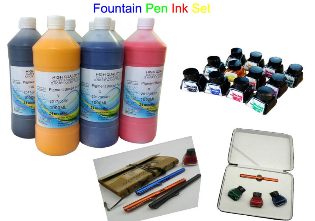 Wholesale/Supplier 60ml Colourful Fountain Pen Ink in Bottle Calligraphy Ink