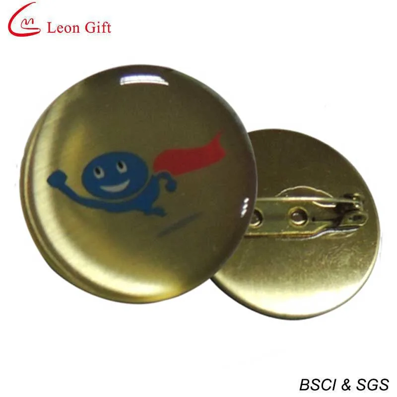 Custom Round Printing Epoxy Lapel Pin Badge for Gift