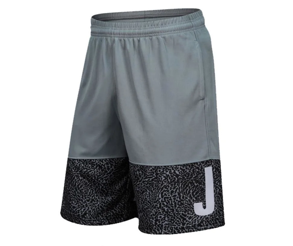Mens 100% Polyester Gym Workout Shorts