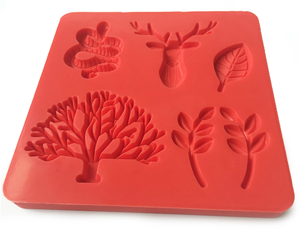 Sedex Factory Made Elk Shaped Silicone Cake Decoration Chocolate Mold