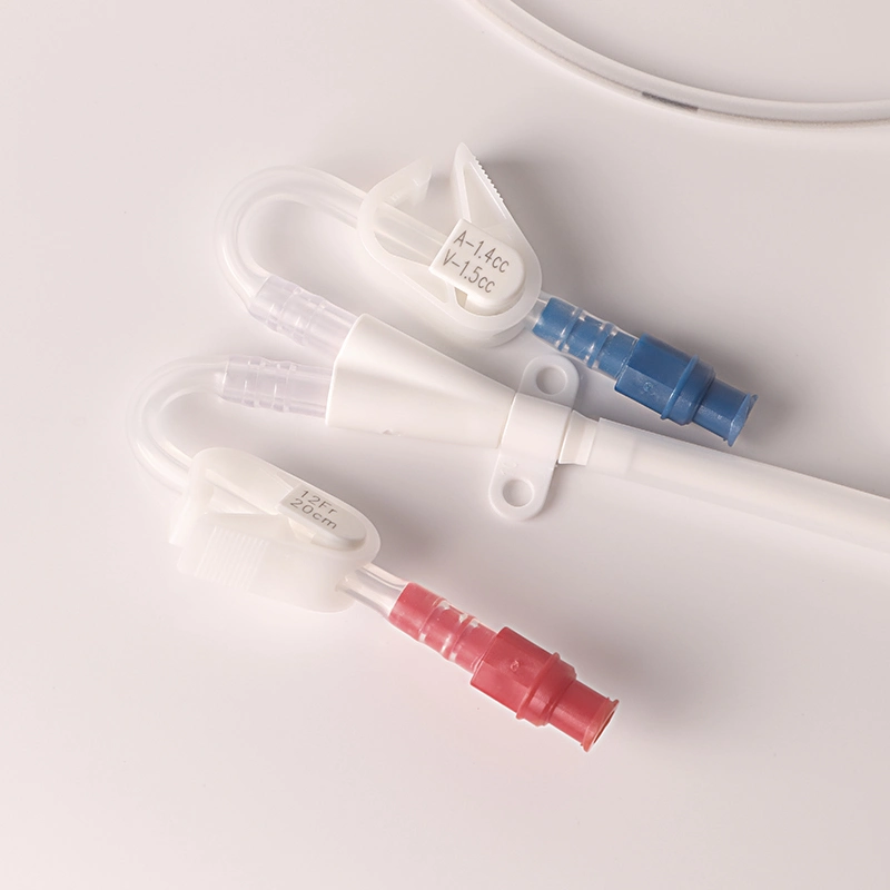 Factory Price Placement Pigtail Permanent Palindrome Acute Hemodialysis Precurved 5f Dialysis Catheter