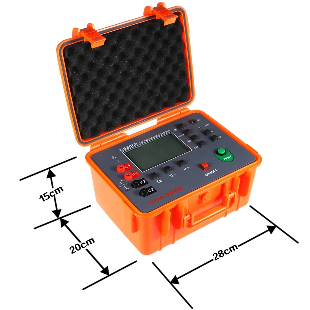 Handheld 10A DC Resistance Tester Transformer DC Winding Resistance Ohmmeter