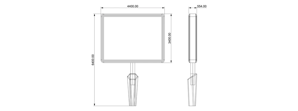 Hot Selling Advertising Screen Full Color Large Display LED Screen Digital Billboard