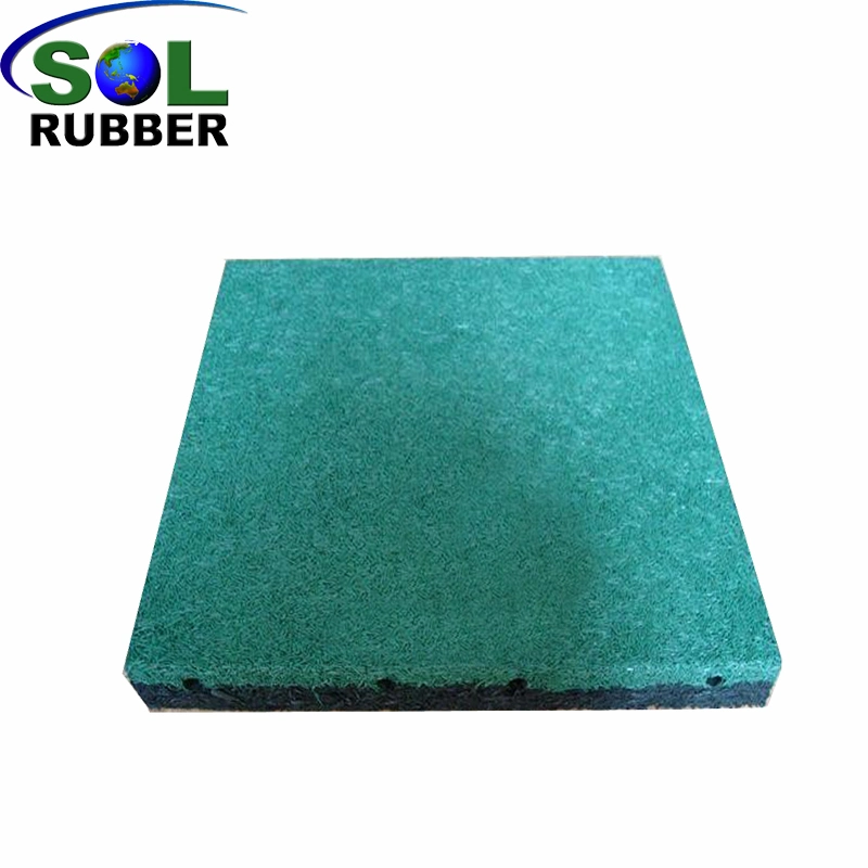 Sol Rubber Recycled Safe Outdoor Playground Rubber Flooring Mat