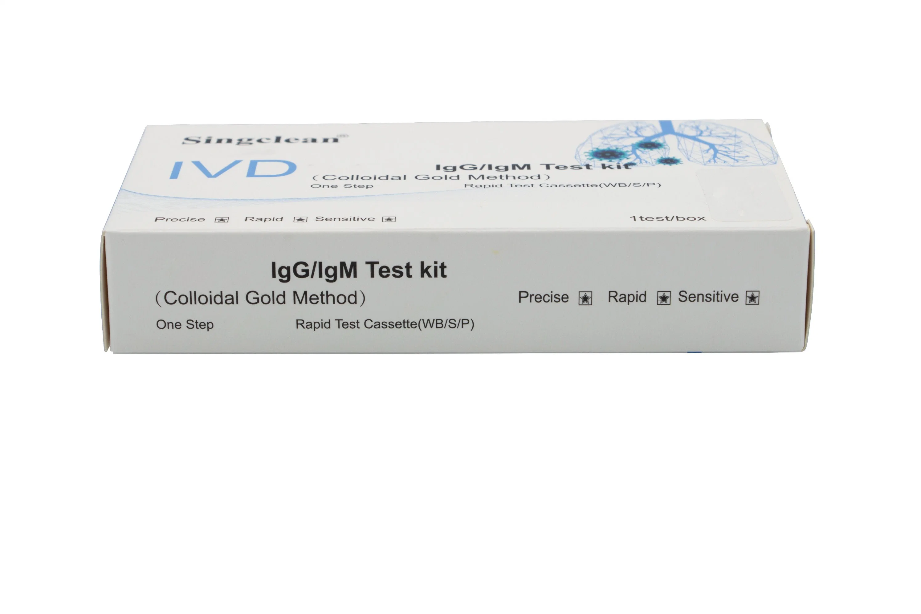 Kit de test de diagnostic d'anticorps/Kits de test d'ANTICORPS IGM/Igg Test de diagnostic rapide