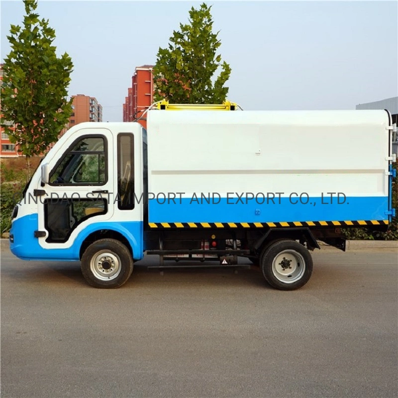 Mini 4 Wheels Electric Small Garbage Transport Truck Vehicles