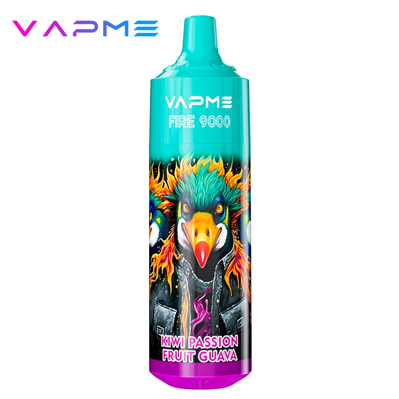 OEM Vapme Fire 9000 Dispsaoble Vape 9000 Puffs E Cigarette 0%-5% 15ml Disposable/Chargeable Vape Pen Pod with Type -C Rechargeable