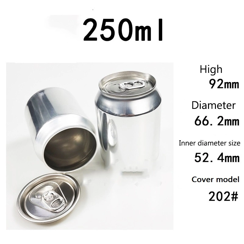 Mejor Precio 8oz 12oz 16oz cerveza de aluminio bebida bebidas latas Con cubierta