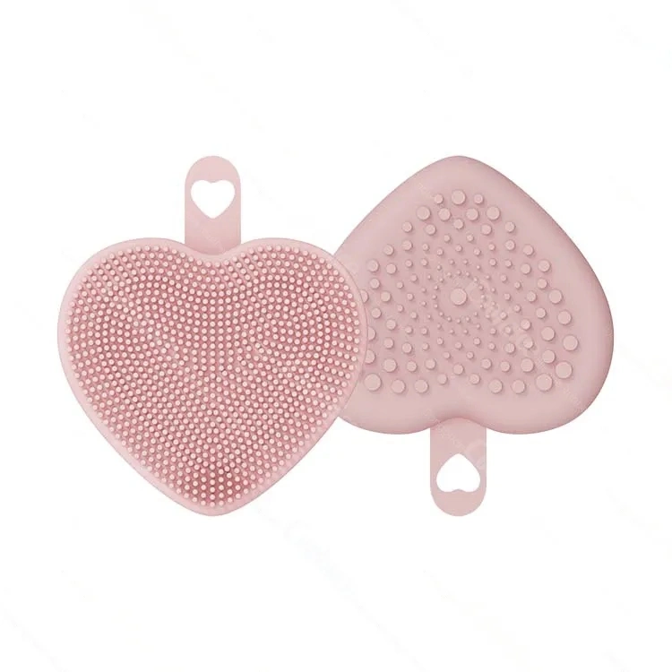 2 in 1multifunctional Heart-Shaped Facial Cleaning Brush Blackhead Cleaning Tool