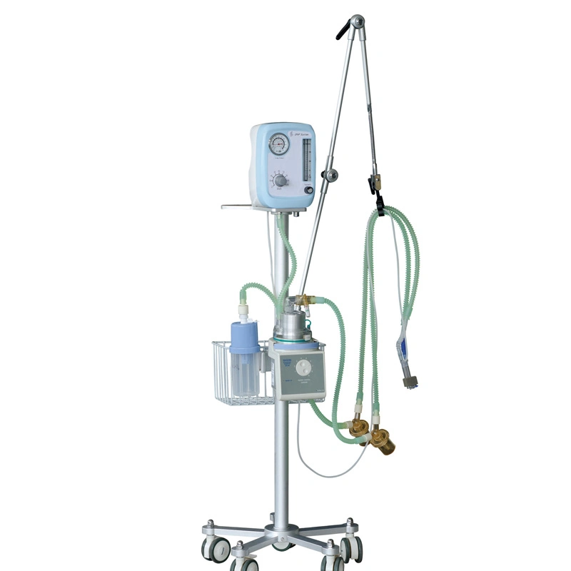 Nyj-200d Hospital Equipment CPAP Machine Trolley Neonatal Ventilator