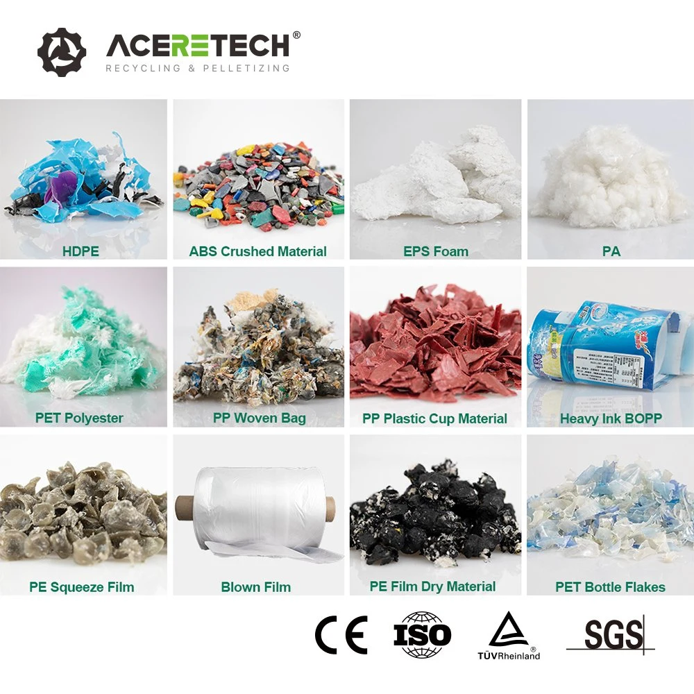 Pelleizer с частной этикеткой Aceretech для PP Baby Diaper Non Woven Переработка