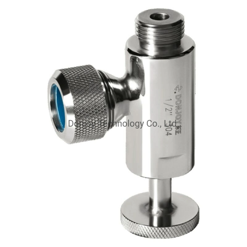 Donjoy Sanitary Stainless Steel Sampling Valve with Elliptic Type Handle