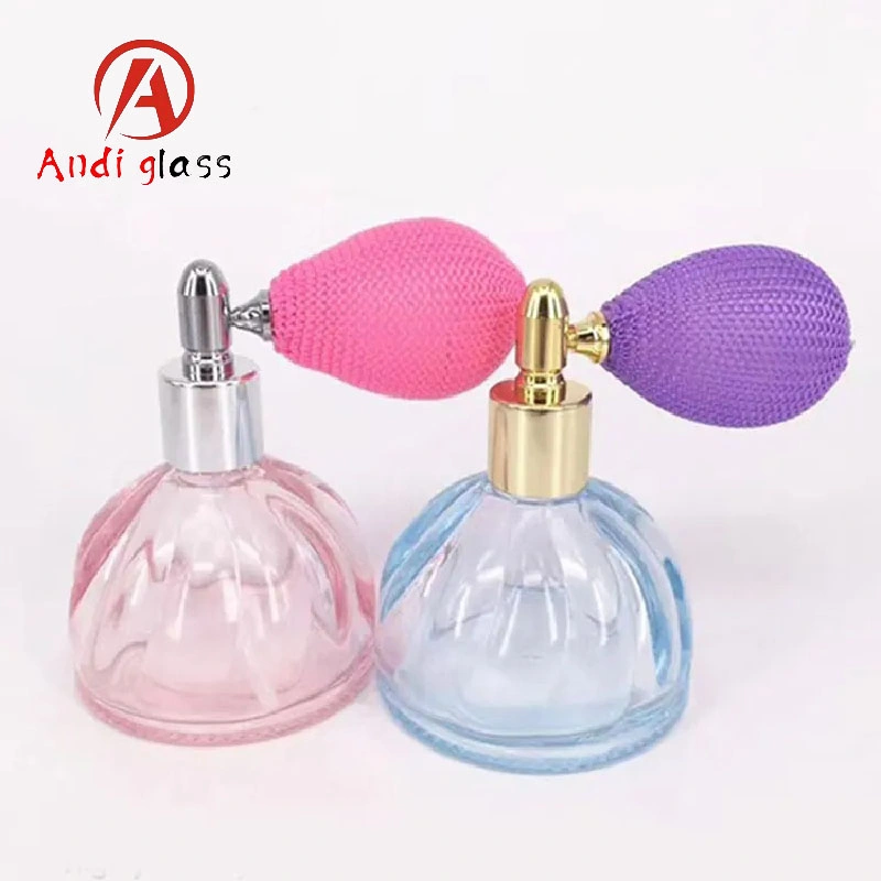 Design 50ml Airbag Bunte Airbag Parfüm Spray Flasche Gasbag Ballon Duftflasche Zerstäuber Glas Ätherischen Ölflaschen