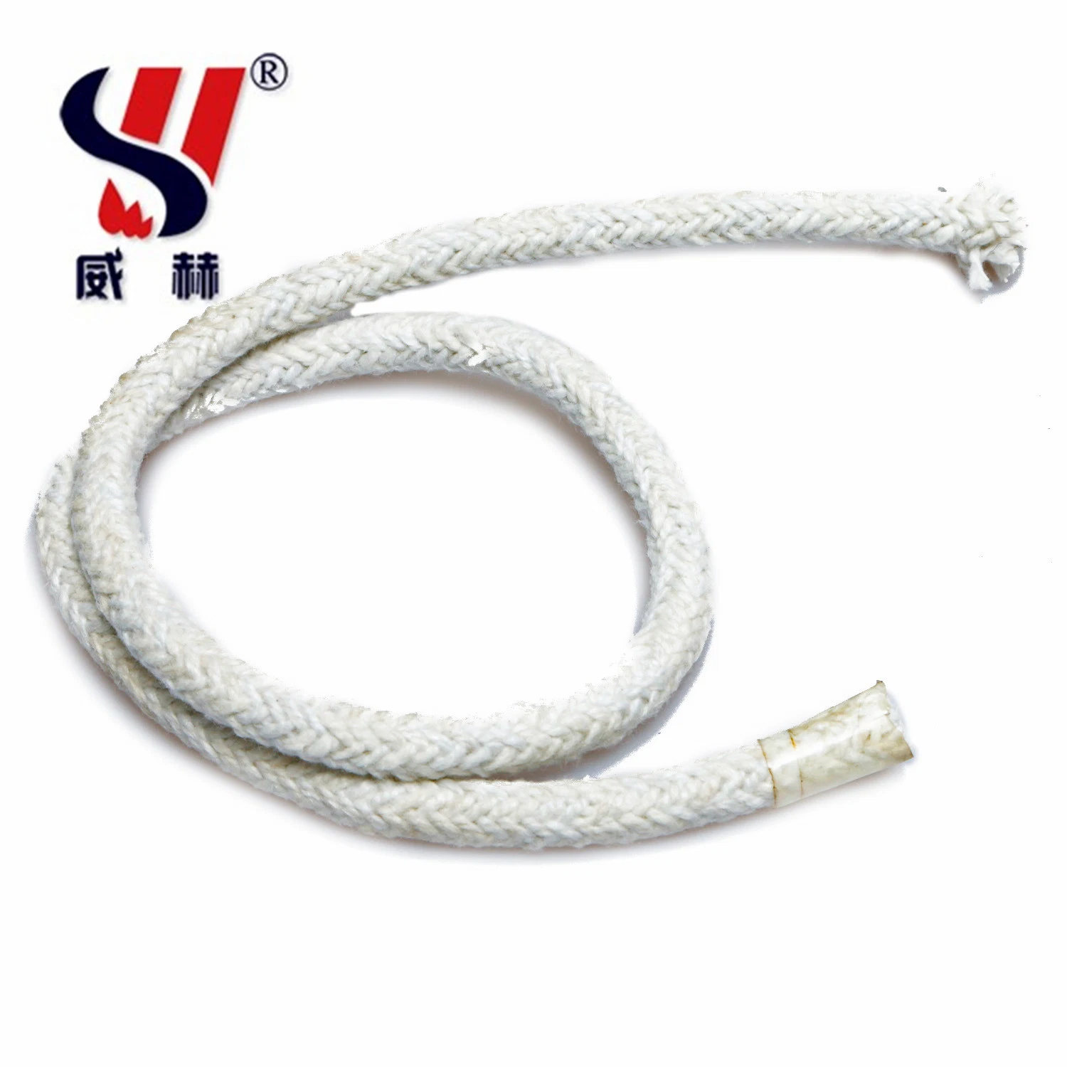 Kiln Insulation Round Braided Rope Kiln Insulation Square Braided Rope Ceramic Fiber Rope