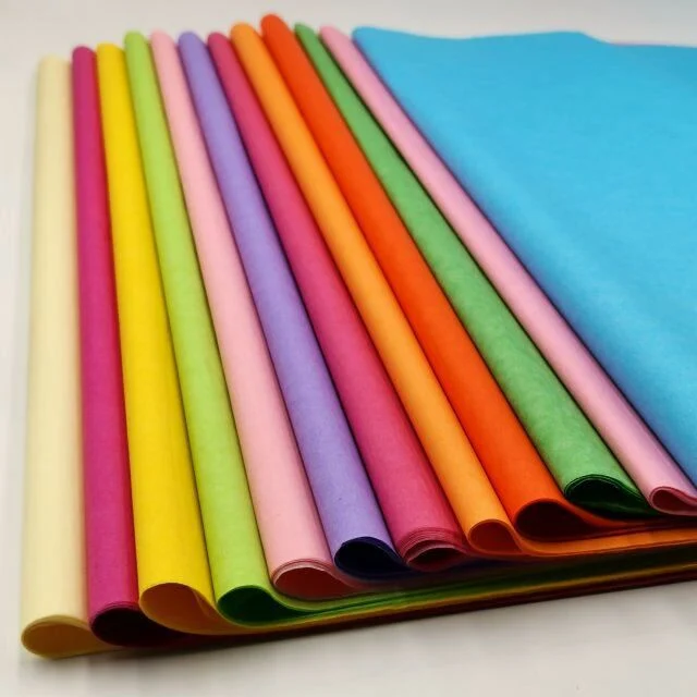 17GSM Colored Wrapping Tissue Paper for Gift Packing