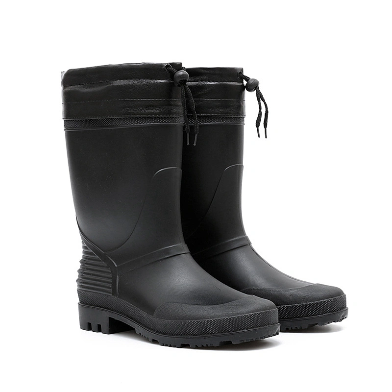 Non-Slip Rainboots zapatos lluvia duradera de trabajo de pesca al aire libre ajustable Boot