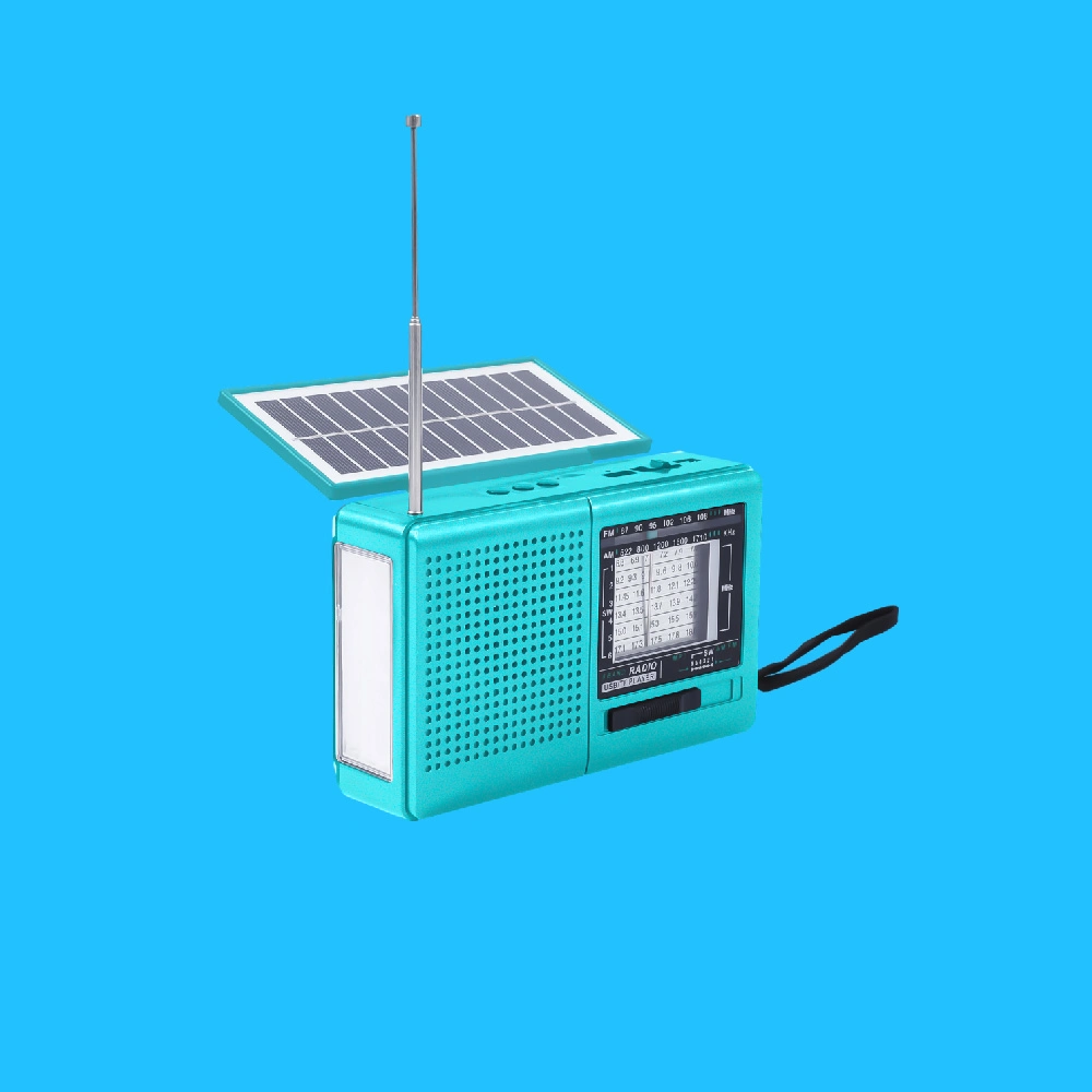 Intelligent Portability: Solar Radio with Am/FM, Bluetooth Speaker, and MP3 Functionality