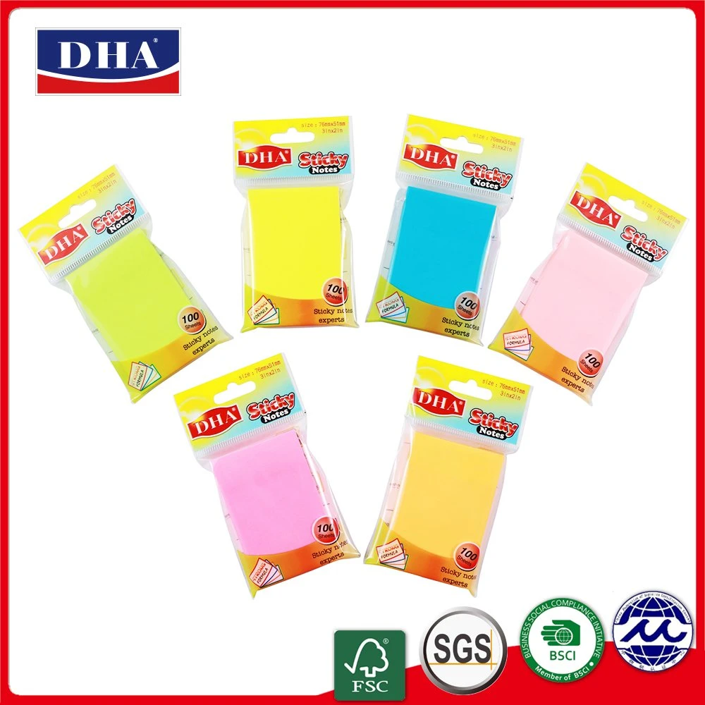 Wholesaler Self-Adhesive and Customized Sticky Notes for Promotional Gift