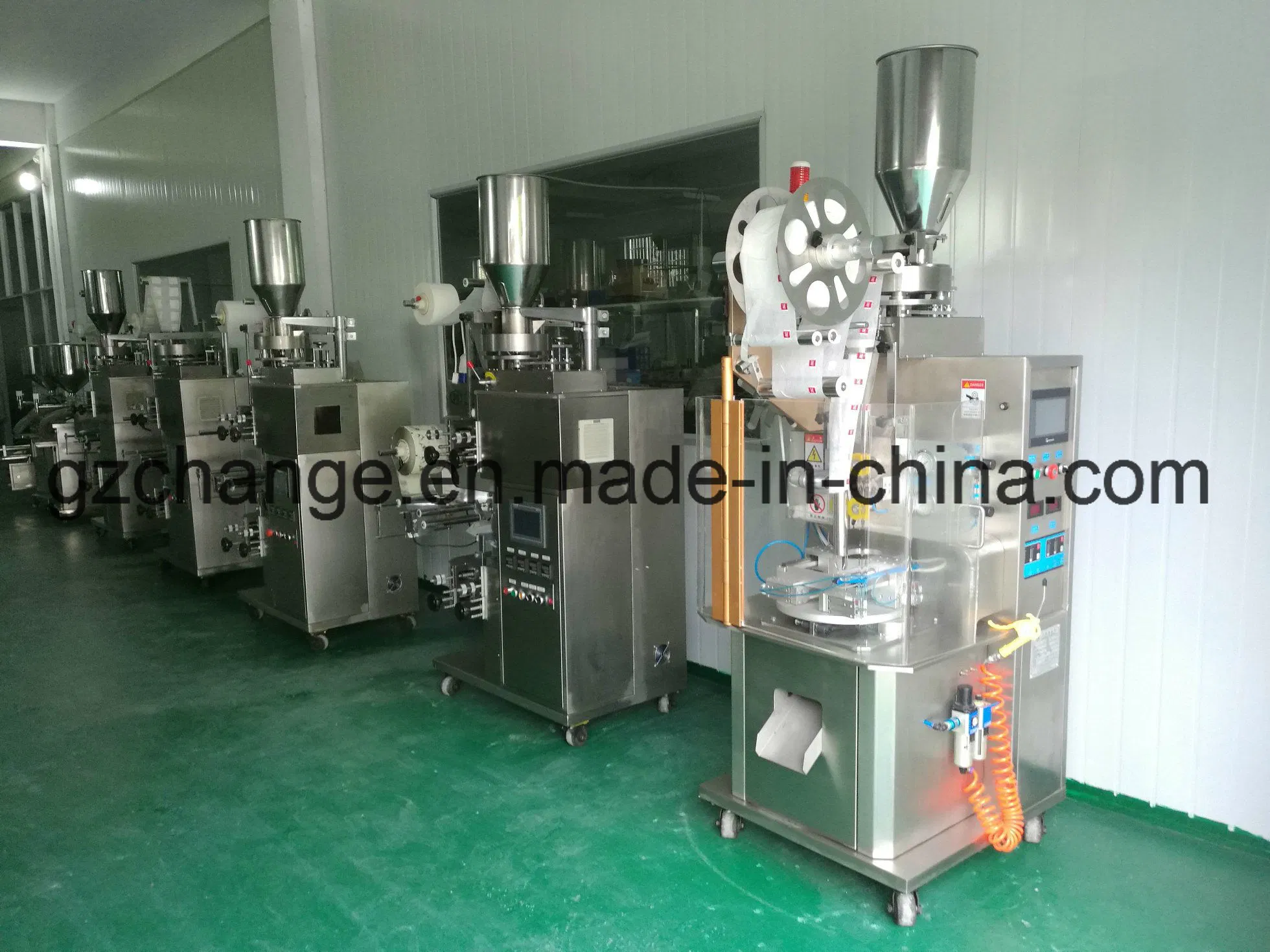 Ultrasonic Nylon Fiber Sachets Tea Coffee Herb Packing Machine