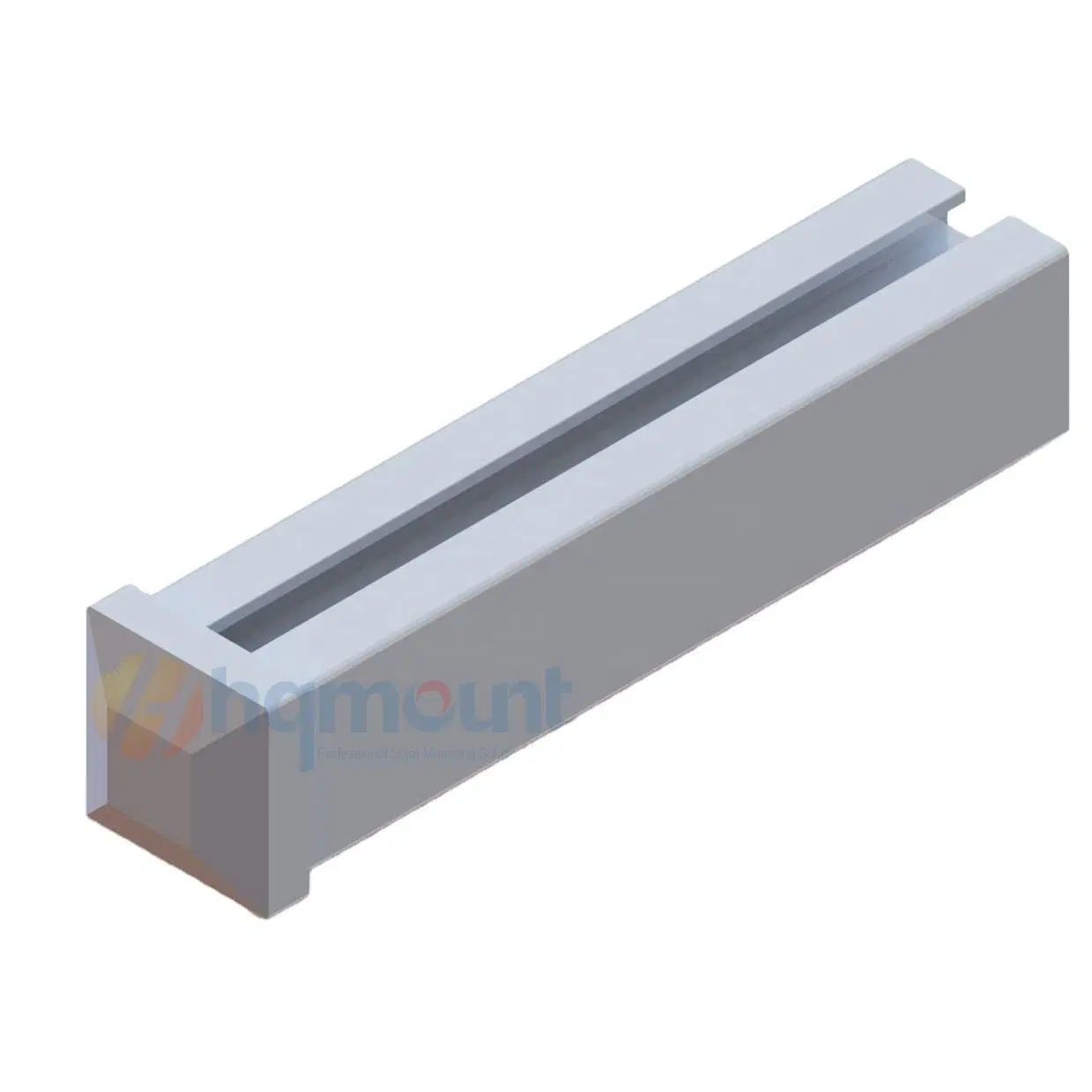 HQ Mount Factory direct production AL6005-T5  Anodized 40*40 mm Solar Rail for Solar mounting System