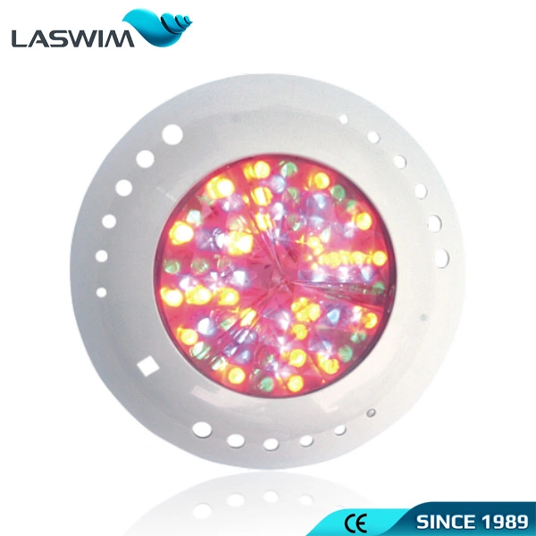 حوض السباحة ضوء تحت الماء ضوء بلاستيكي خفيف 18 مصباح LED لون RGB/لون واحد
