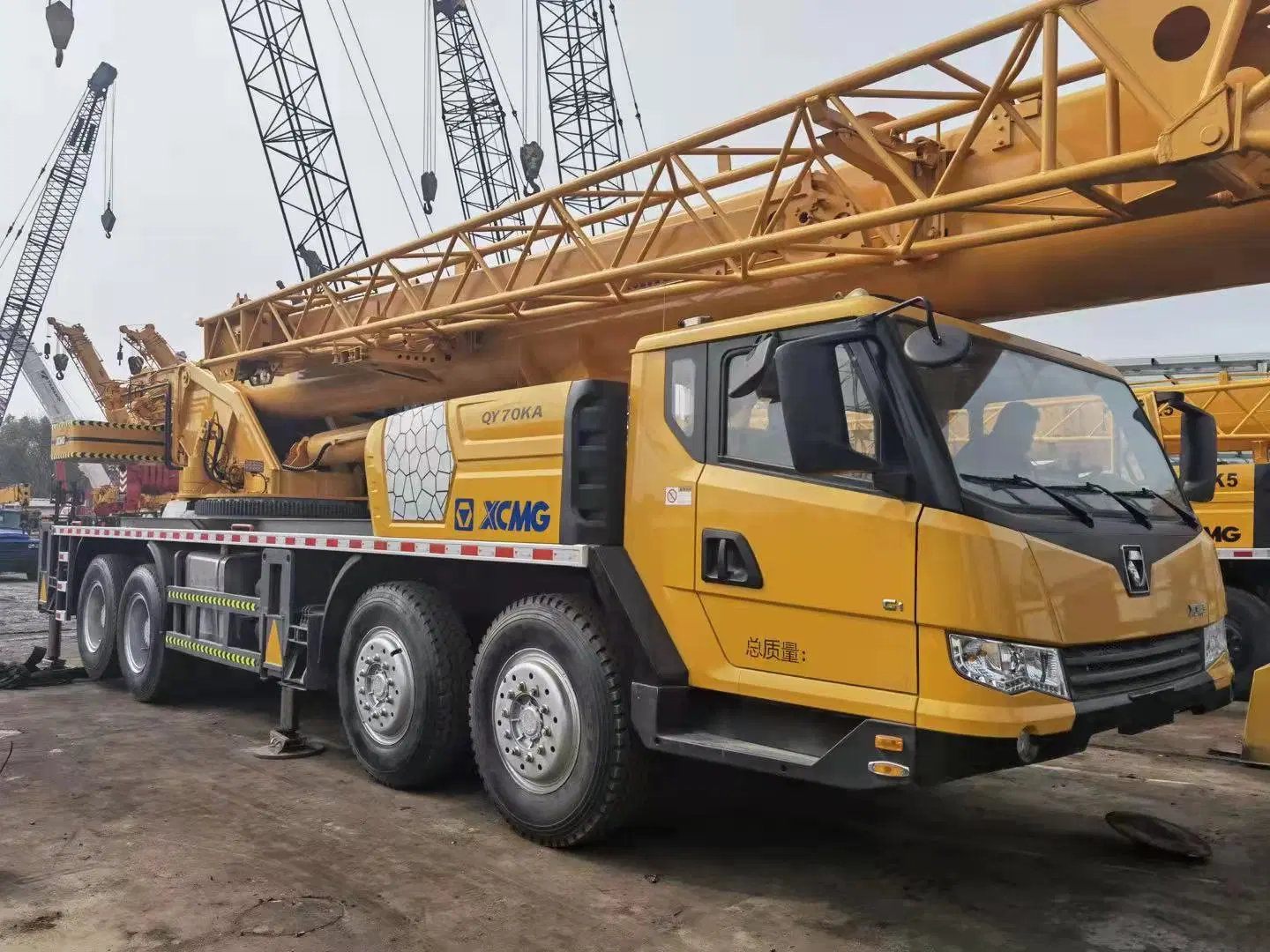 Qy70ka 70ton LKW-Kran Baumaschinen Bagger Hebezeuge verwendet Zum Verkauf