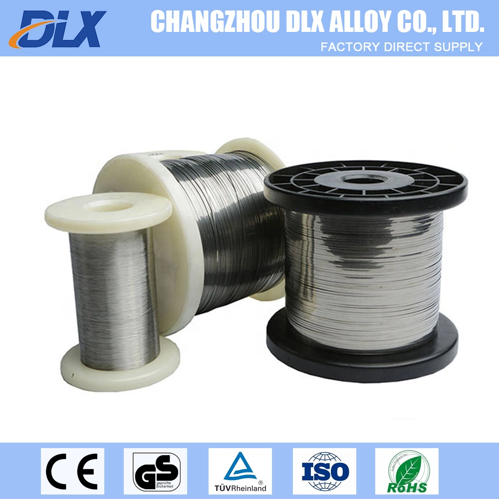 Nicr80/20 Alloy Ni80cr20 Electrical Resistance Heating Flat Nichrome Wire for Heater