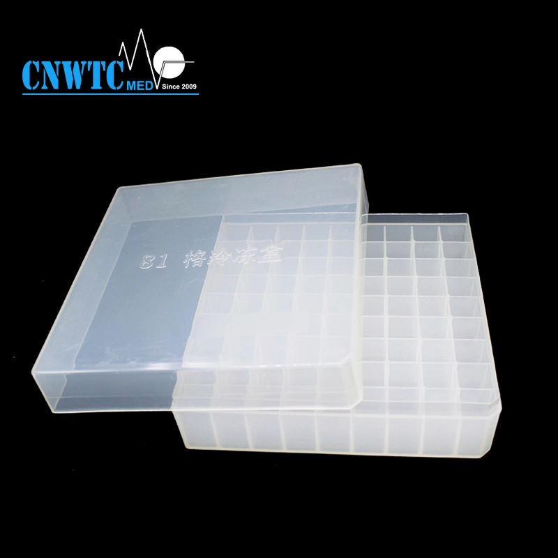 Lab Plastic 100 Well Holes 1.8ml Cryotube Cryo Tube Box