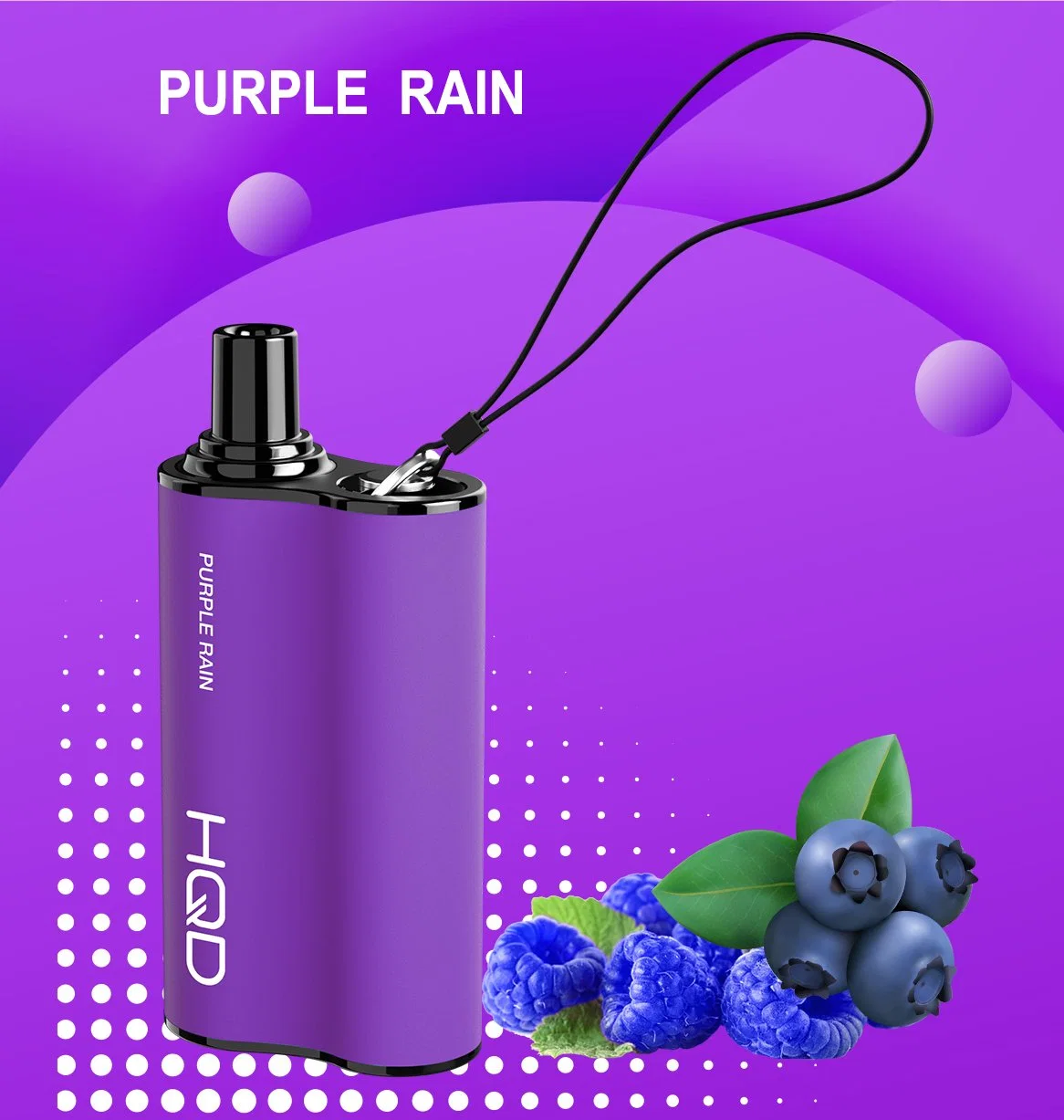 Hqd Box Disposable Vape Purple Rain Flavor New Design High Quality