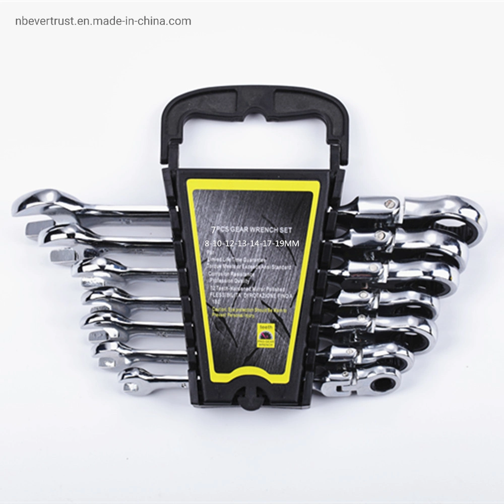 6PCS 7PCS Ratchet Ring Combination Spanner Wrench Set