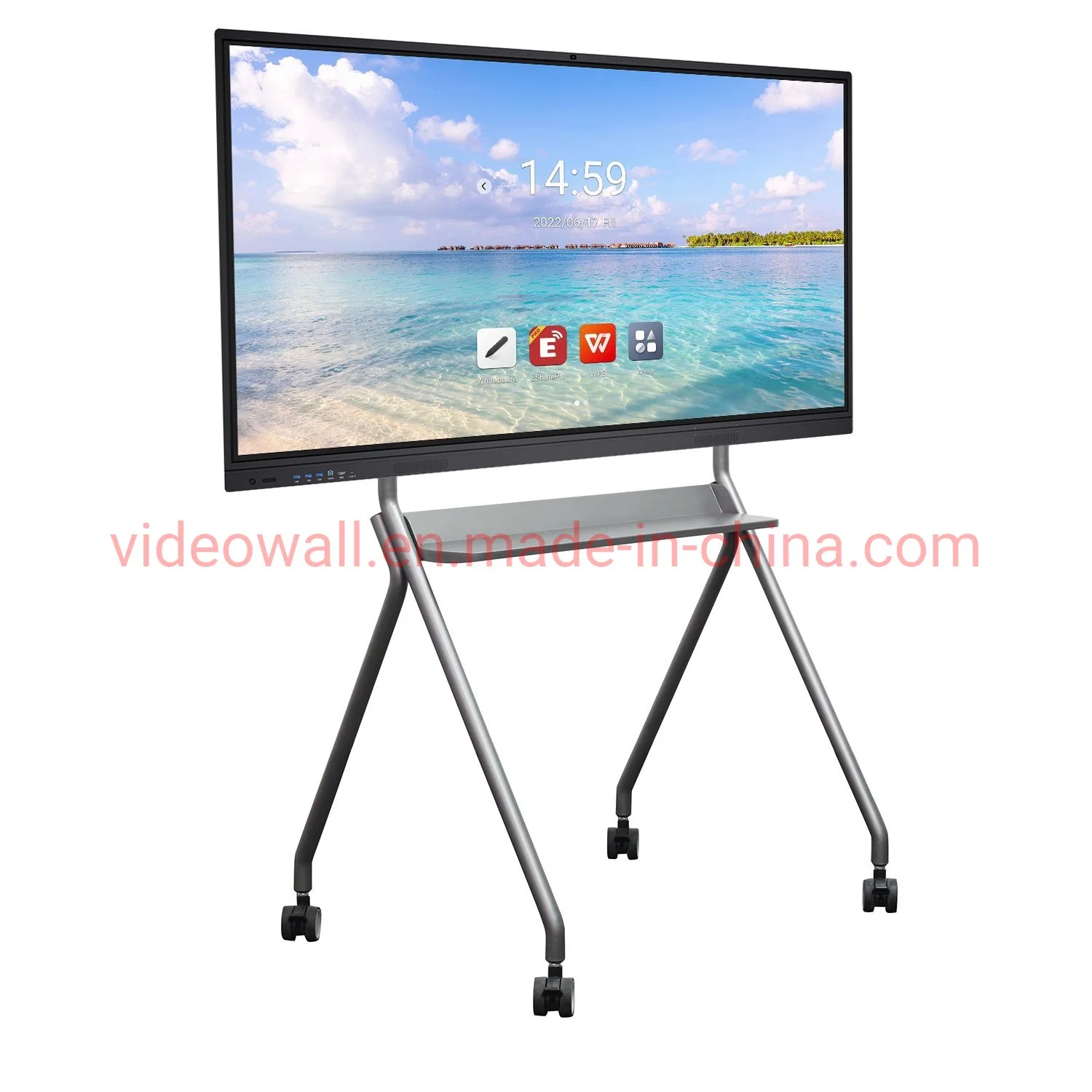 Champion Series Android 11 75" 86" screen interactive board factory price smart board for video conference and education