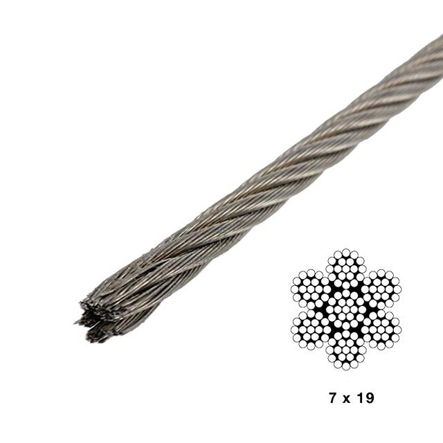 7*19 304 Type Stainless Steel Cable - Aircraft Cable